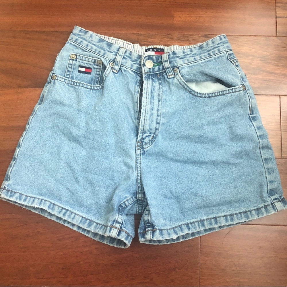 Tommy Hilfiger high waisted mom jean shorts